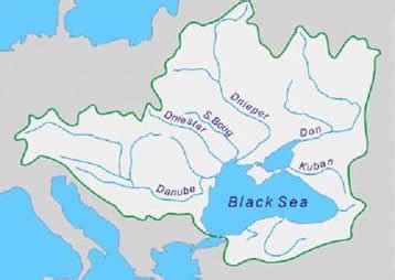 rivers drain into black sea