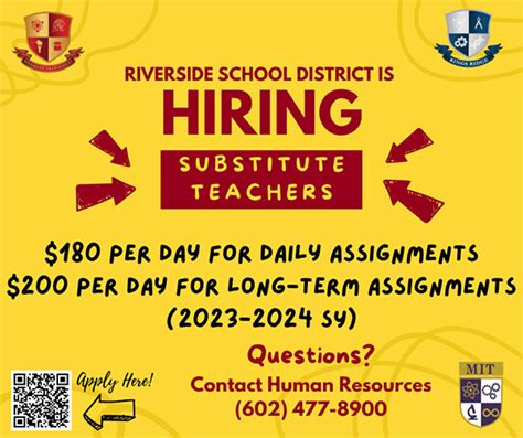 riverside school district job openings