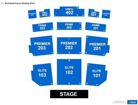 Riverwind Casino Seating Chart