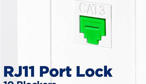 Rj11 Port Blocker RJ11 Lock SmartKeeper