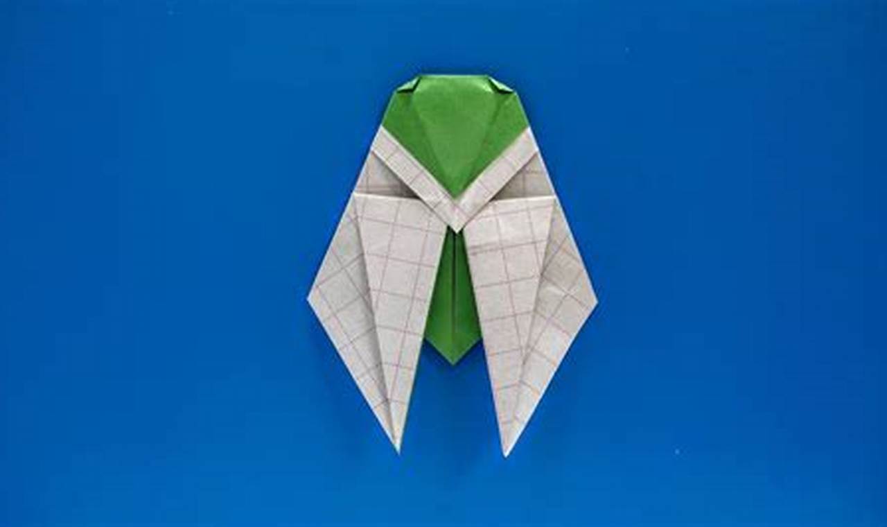 RJ L's Simple Cicada Origami: A Step-by-Step Guide to Creating Your Own Origami Cicada