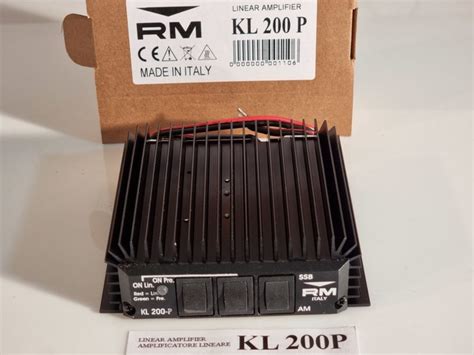 rm italy kl 200p linear amplifier