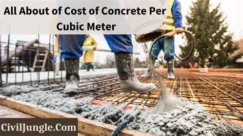 rmc cost per cubic meter