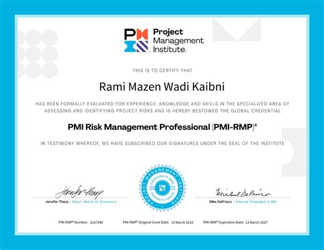 rmp certification