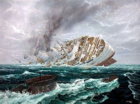 rms queen mary sinking