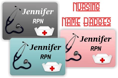 Rn Name Badge Printable