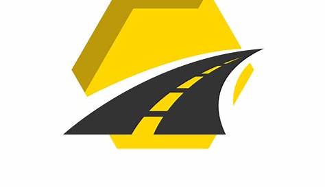 Creative Road Construction Logo Design Sign Concept Design
