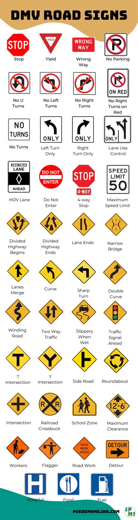 FREE Florida permit test written test Road signs and road rules