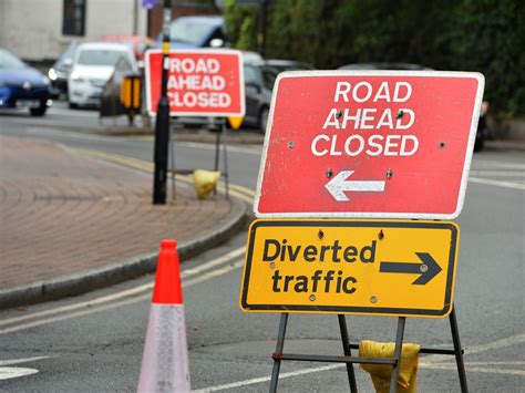 road closures in telford and wrekin