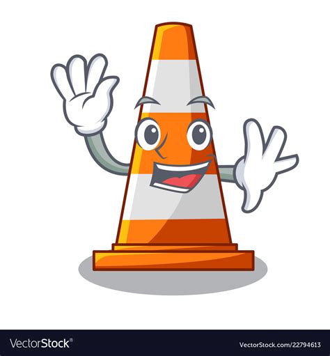 Road Cone Cartoon