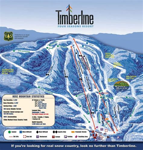 road map timberline ski resort wv