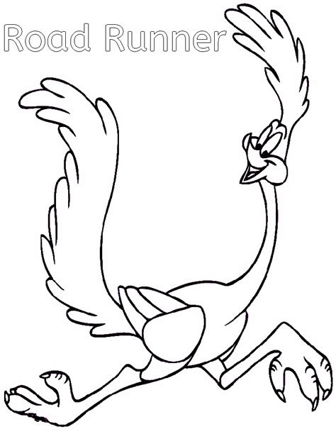 Road Runner Cartoon Printable