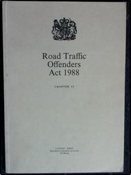 road traffic offenders act 1988 s.34 1
