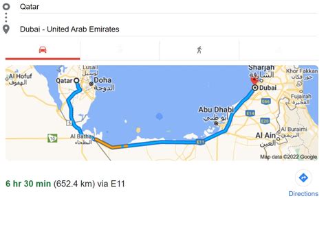 road trip to uae from qatar