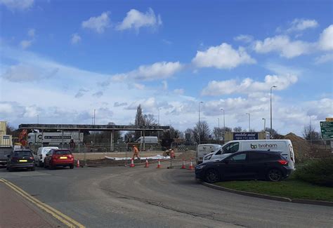 road works on a17