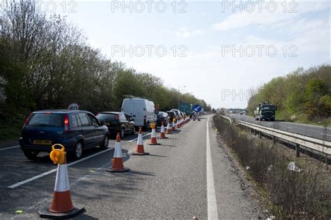 roadworks on the a27