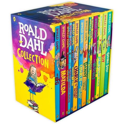 Get lost in magical worlds with the Roald Dahl book set - a must-have for all young readers