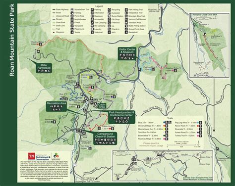 Roan Mountain Campsite Map