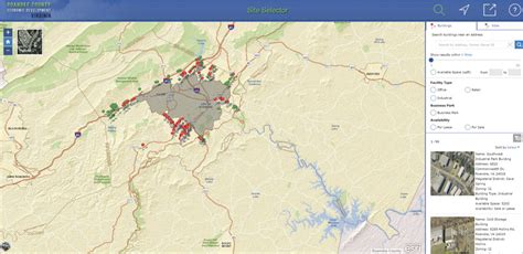 roanoke county gis system