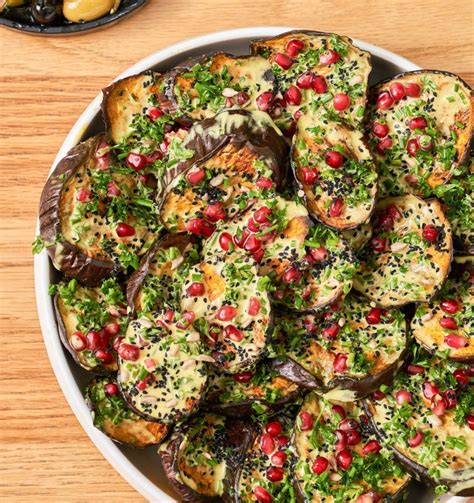 roasted aubergine salad