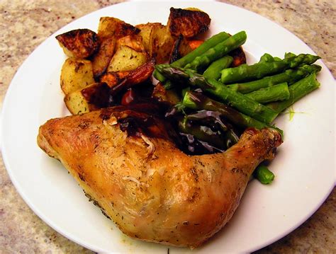 Roasted Chicken Dinner Menu