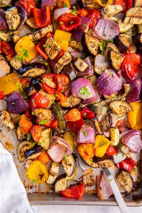 Roasted Vegetables With Eggplant