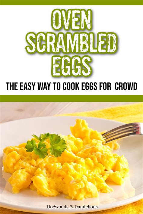 Roaster Oven Scrambled Eggs