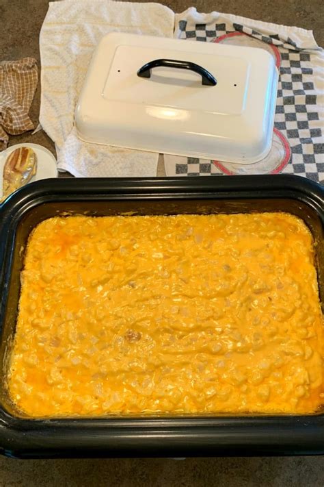 Roaster Pan Cheesy Potatoes