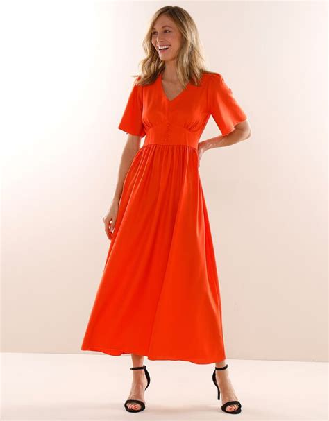 Robe Longue Orange