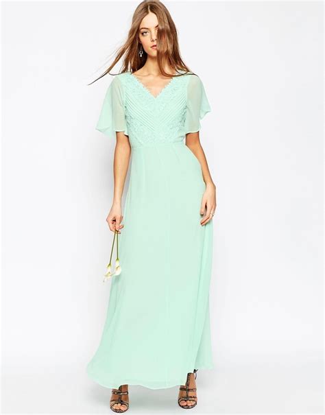 Robes de bal longues vert menthe tulle col en V sans manches robe de