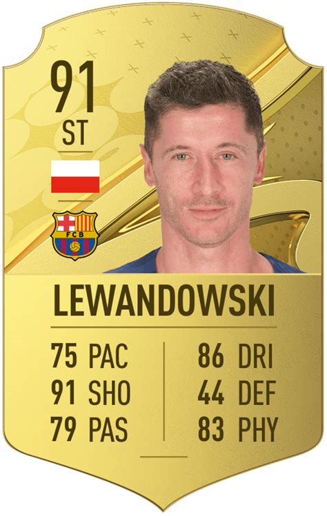 robert lewandowski fifa 23 rating