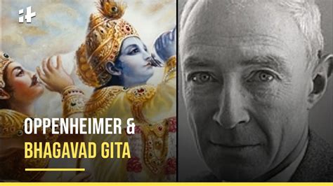 robert oppenheimer bhagavad gita