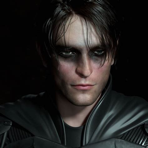 robert pattinson batman black makeup