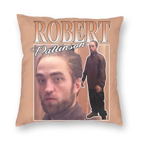 robert pattinson meme pillow