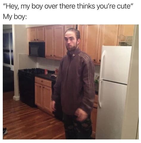 robert pattinson memes tracksuit