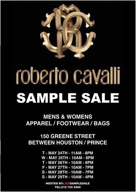 roberto cavalli clothing sale