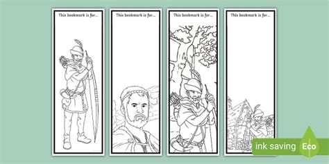 Robin Hood Bookmarks Printable