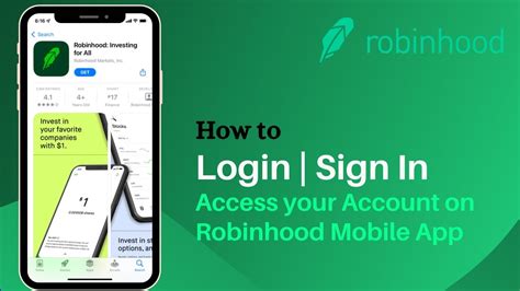 robinhood log in