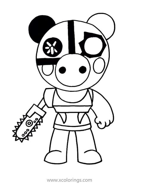 Roblox Coloring Pages Piggy: A Fun Way To Express Your Creativity