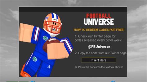 Football Universe Codes Roblox August 2021