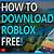 roblox free no download unblocked