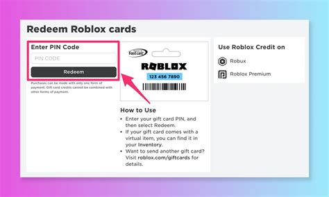 Roblox Gift Card Pins 2019