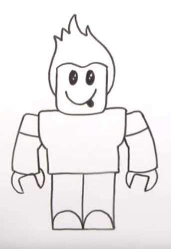 In this unofficial Roblox book we learn to draw Roblox characters
