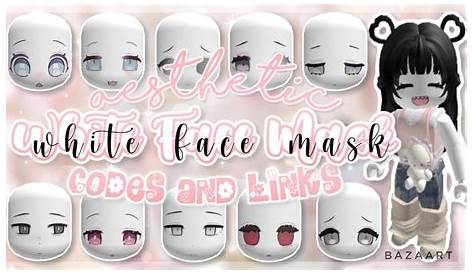 Skin Face Mask, Face Mask Cute, Face Id, Roblox Codes, Roblox Roblox