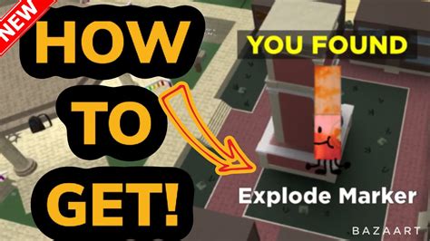 roblox Find the Markers how to get Explode Marker - YouTube