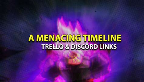 roblox a menacing timeline trello