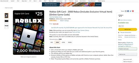 roblox amazon gift card purchase