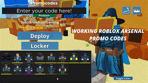 roblox arsenal promo codes june 2021