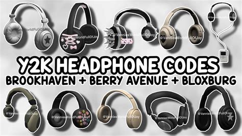 Roblox Brookhaven Headphones Code