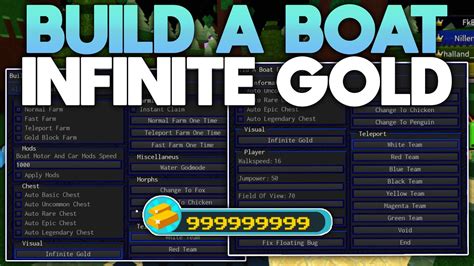Roblox Build A Boat For Treasure Infinite Blocks Script Pastebin